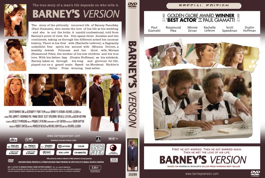 Barney S Version Movie Dvd Custom Covers Barney S Version Dvd Cover 11 Original Dvd Covers Barney S Version Movie Dvd Custom Covers Barney S Version Dvd Cover 11 Original Dvd Covers
