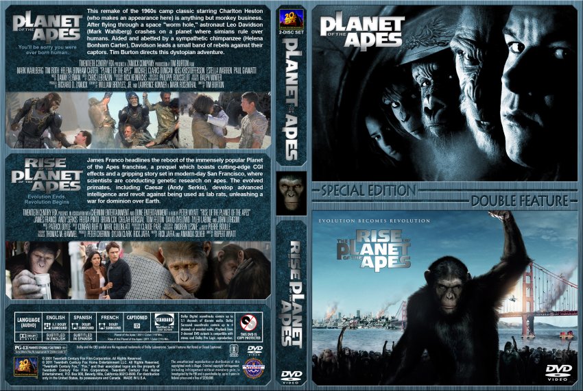 Planet Of The Apes Double Feature