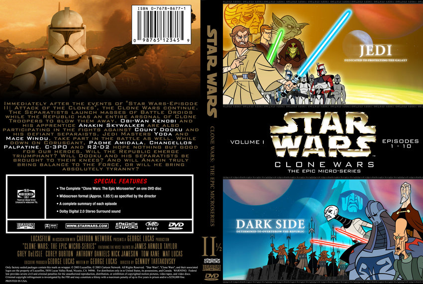 star wars clone wars series dvd