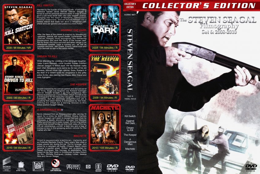 The Steven Seagal Filmography - Set 6: 2008-2010