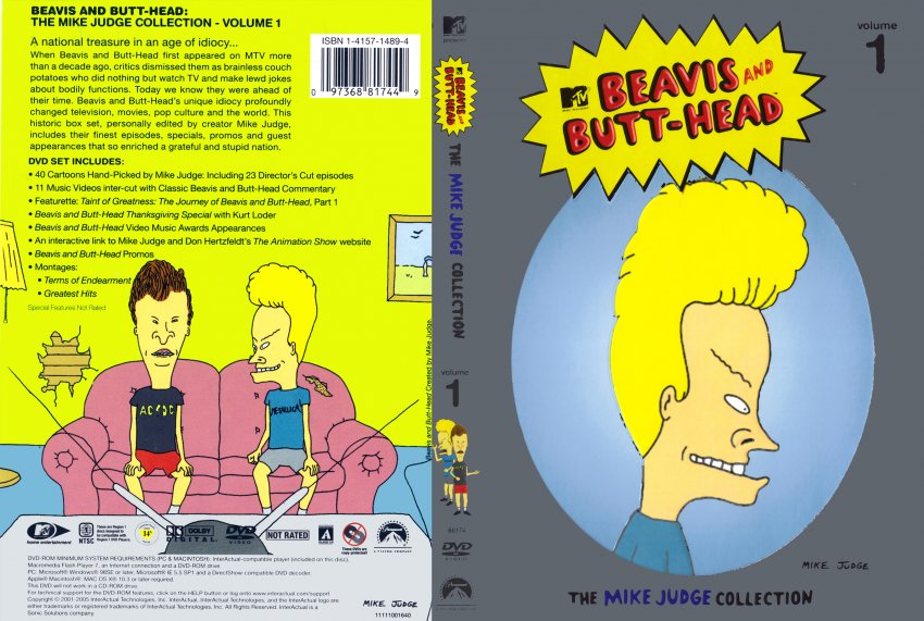 Beavis and Butthead The Mike Judge Collection Volume 1