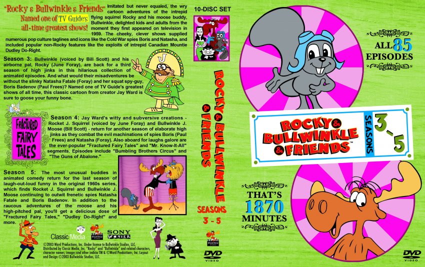 Rocky & Bullwinkle & Friends: Seasons 3-5