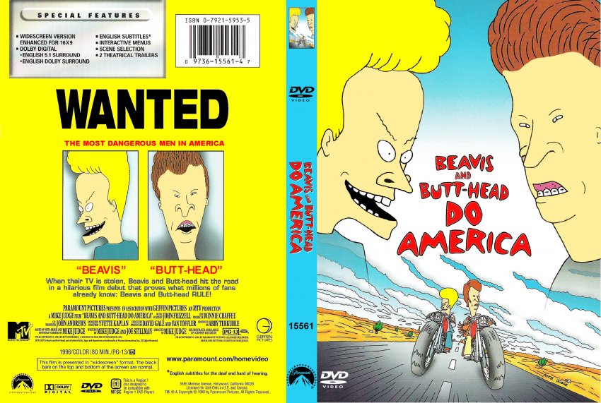 Beavis and Butthead Do America