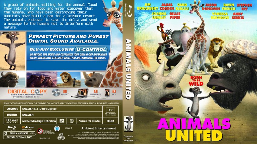 Animals United - Movie Blu-Ray Custom Covers - animals united br :: DVD  Covers