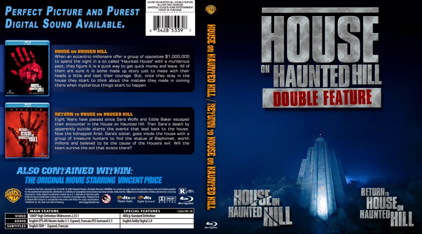 House On Haunted Hill Double Feature
