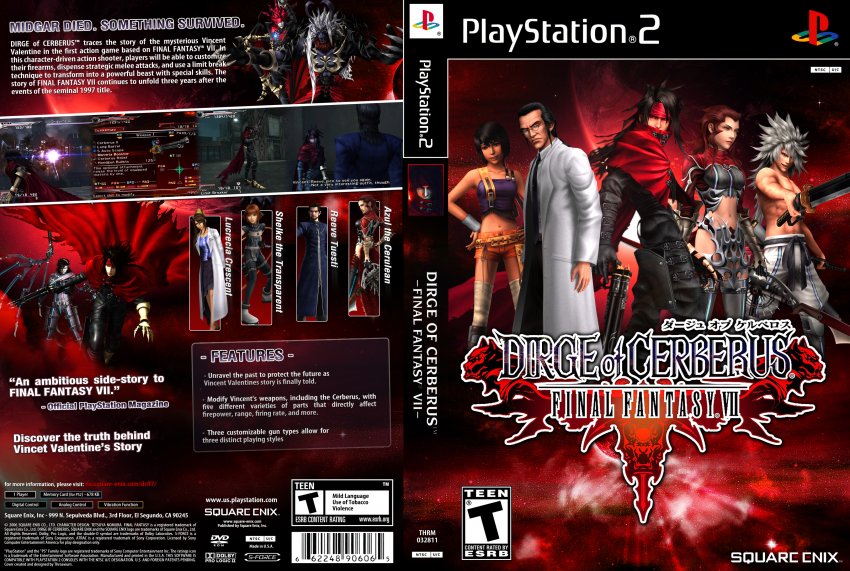 Dirge of Cerberus: Final Fantasy VII