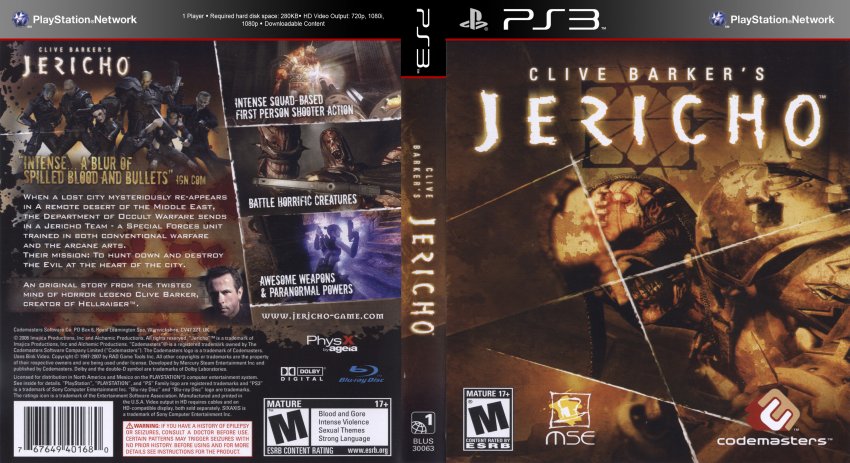 Clive Barker's Jericho