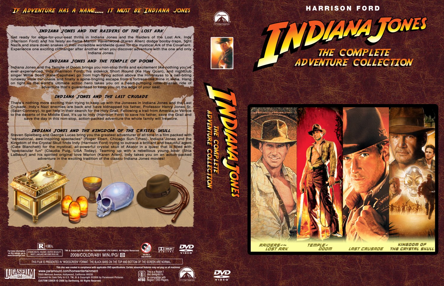 Indiana Jones DVD Cover
