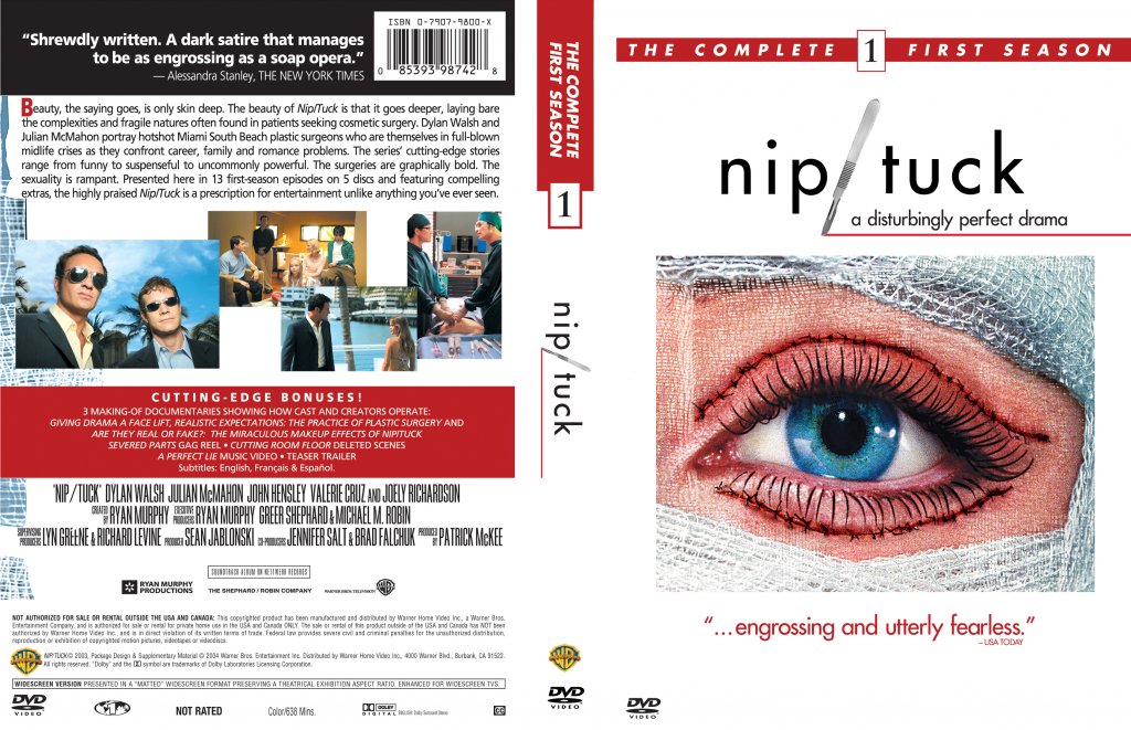 nip tuck season 1 dvd problems