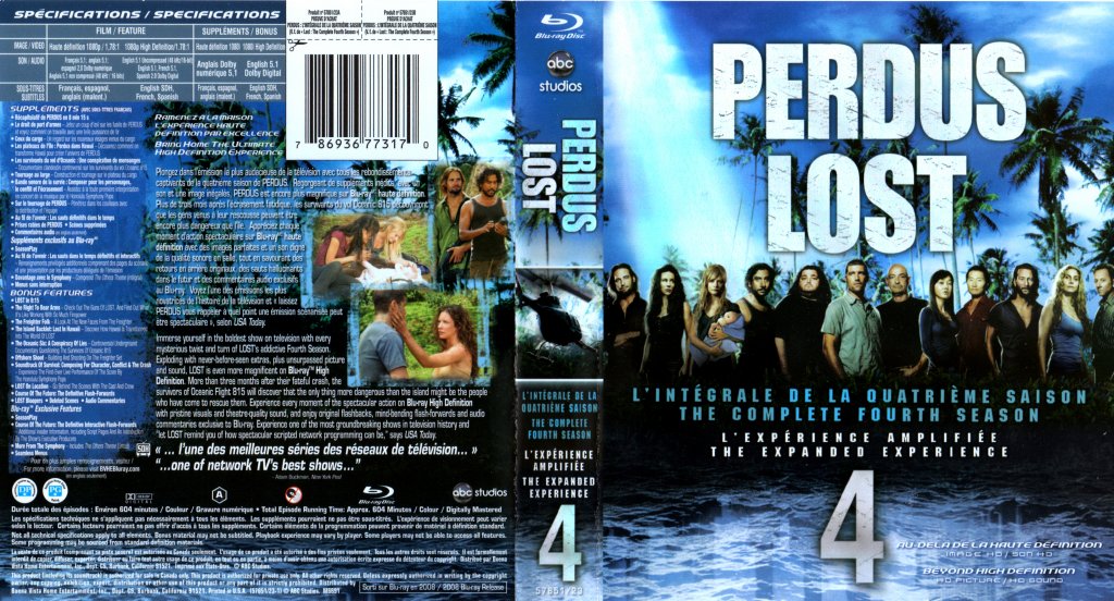 Lost Season 4 - English - Bluray f