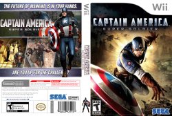 Captain America Super Soldier DVD NTSC Custom f