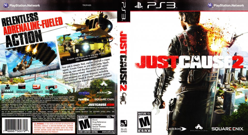 Just Cause 2 DVD English French NTSC f1