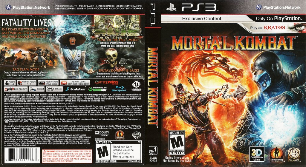 Mortal Kombat DVD NTSC f