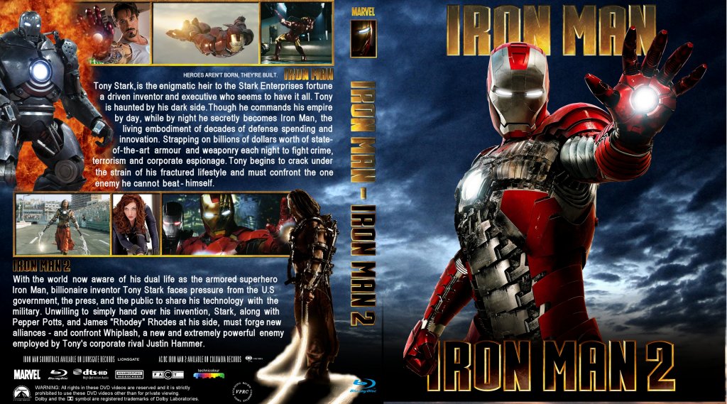 Iron Man 1 2 BD R1DB 
