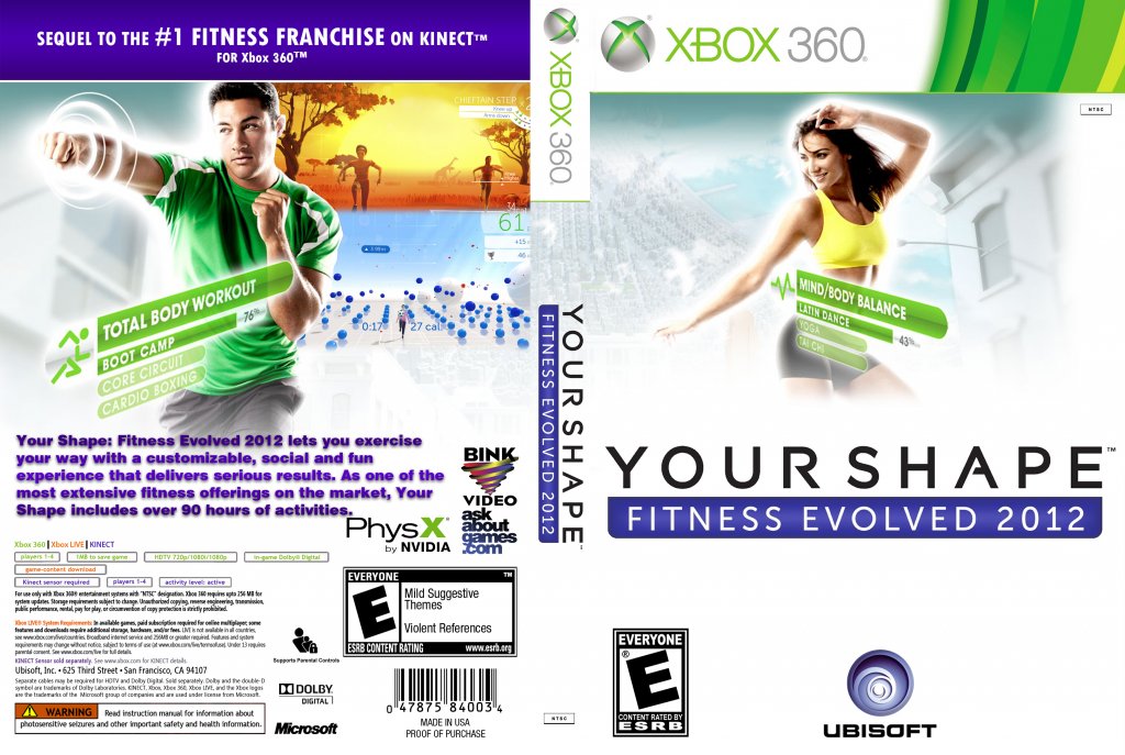 your shape fitness evolved 2012