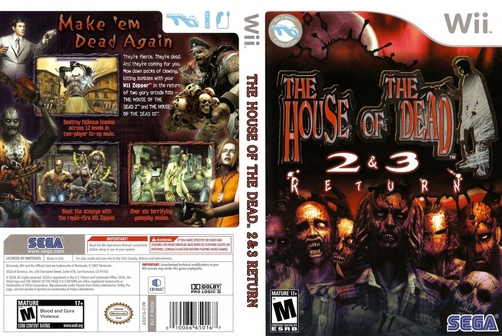 House Of The Dead 2 & 3 Return