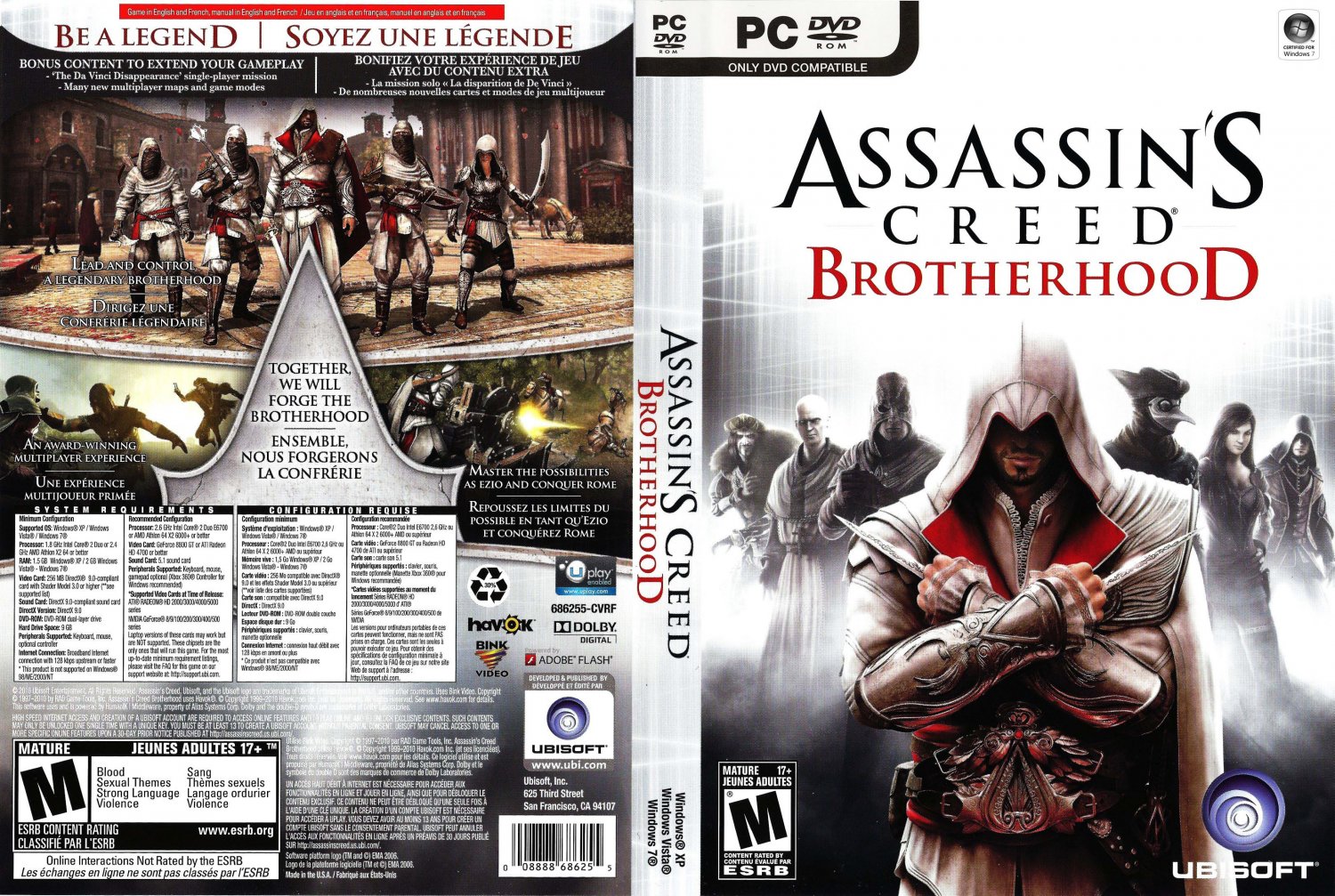 Brotherhood на русском. Обложка PC ассасин Крид 2. Assassins Creed 2 диск. Ассасин Крид бразерхуд обложка. Assassin's Creed 1 PC DVD.