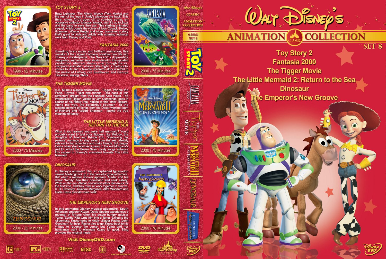Walt Disney's Classic Animation Collection - Set 8- Movie DV