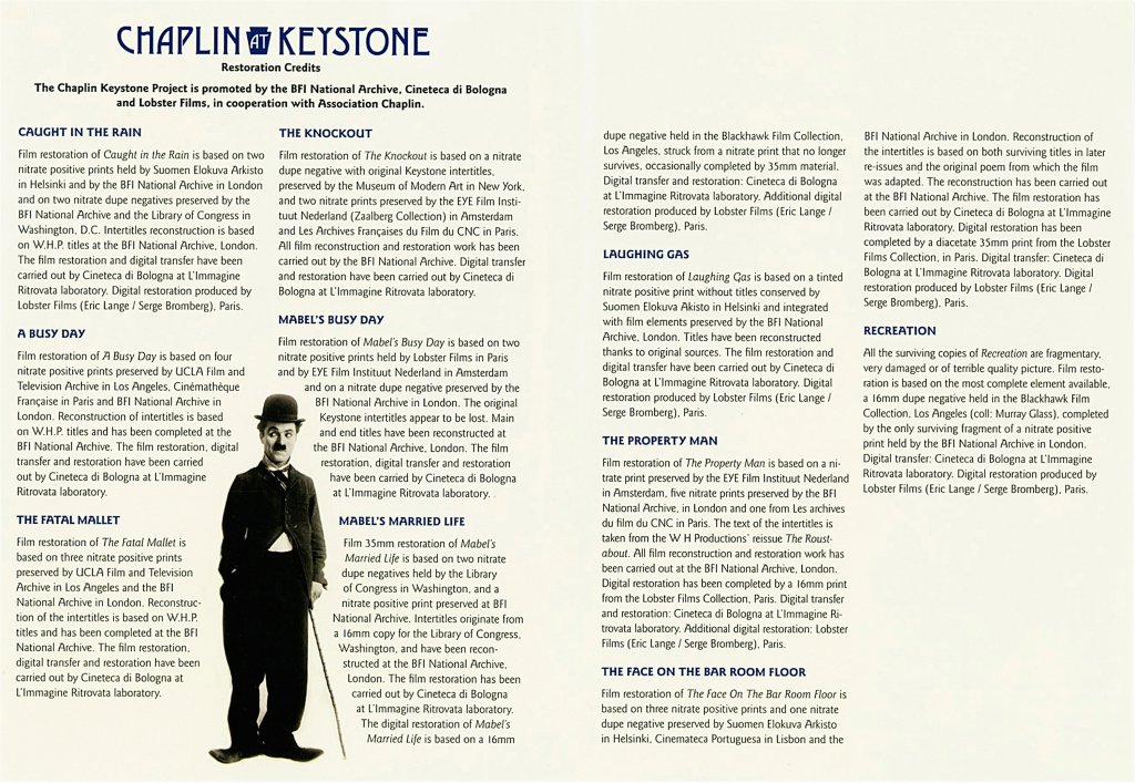 Chaplin At Keystone Disc 2