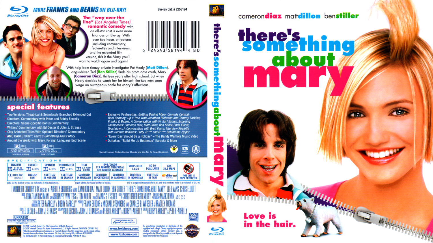 Theres something there. There's something about Mary 1998.