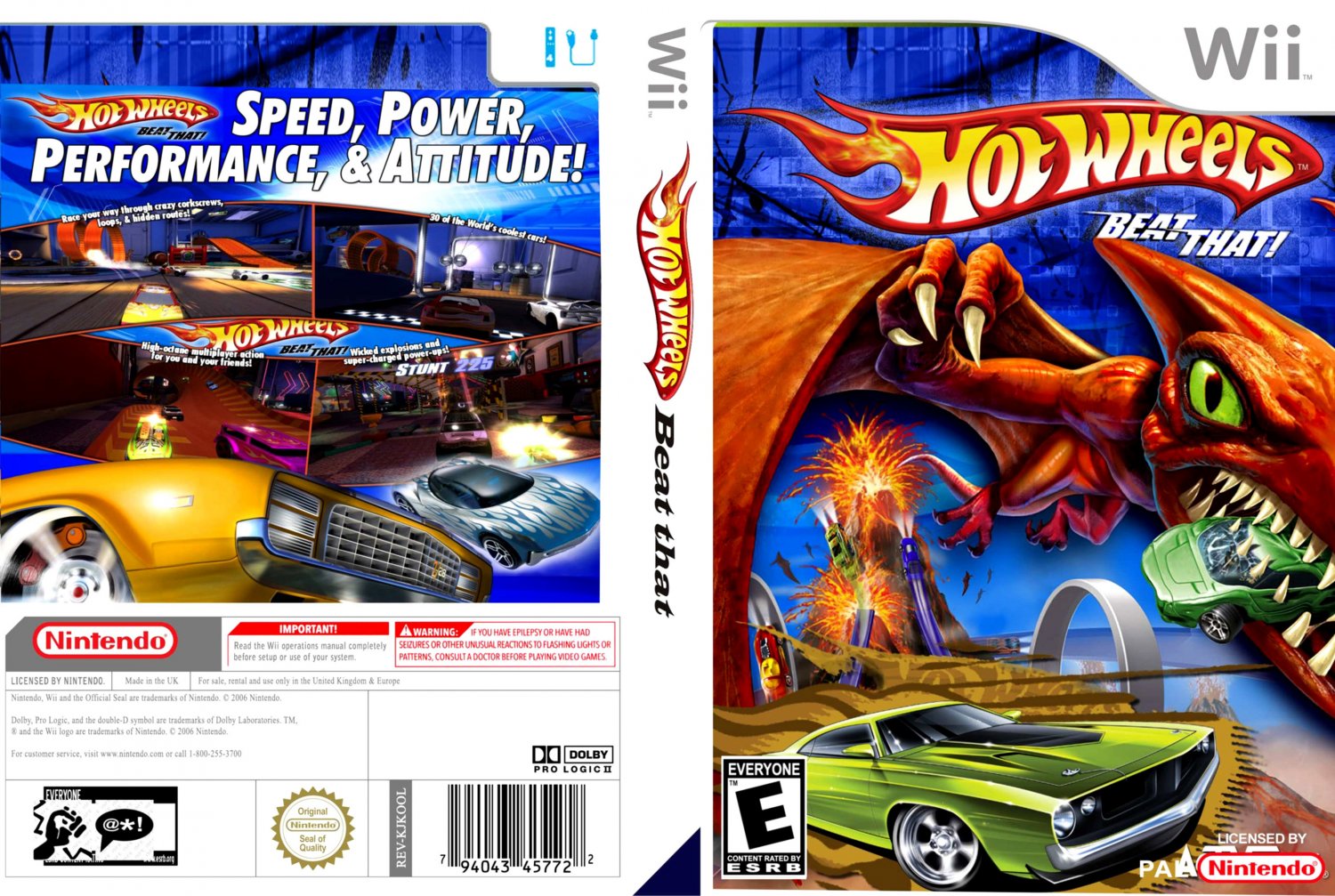 Hot Wheels Beat That- Nintendo Wii Game Covers - Hot Wheels Beat ...