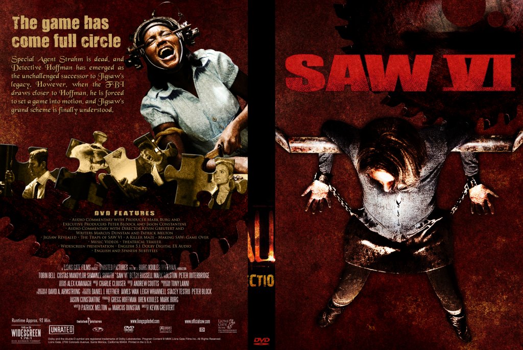 Saw VI- Movie DVD Custom Covers - Saw DVD Cover - 06 :: DVD Covers.