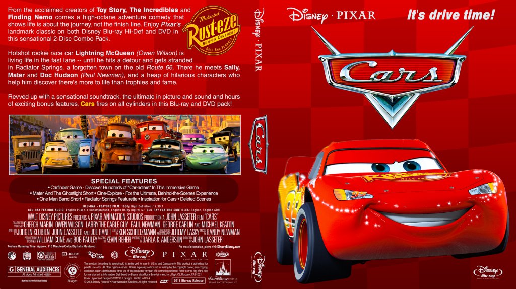 cars movie dvd cover