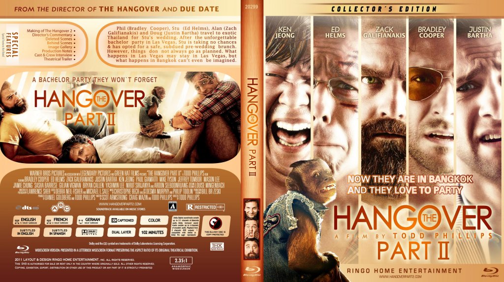 The Hangover Part II - Movie Blu-Ray Custom Covers - Copy 2 of The