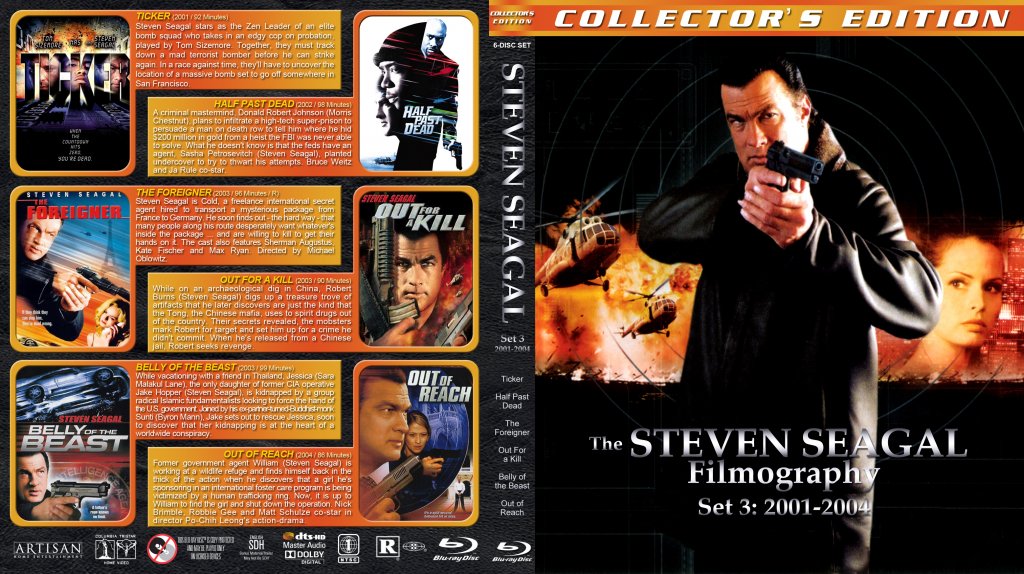Steven Seagal Filmography - Set 3 (2001-2004)