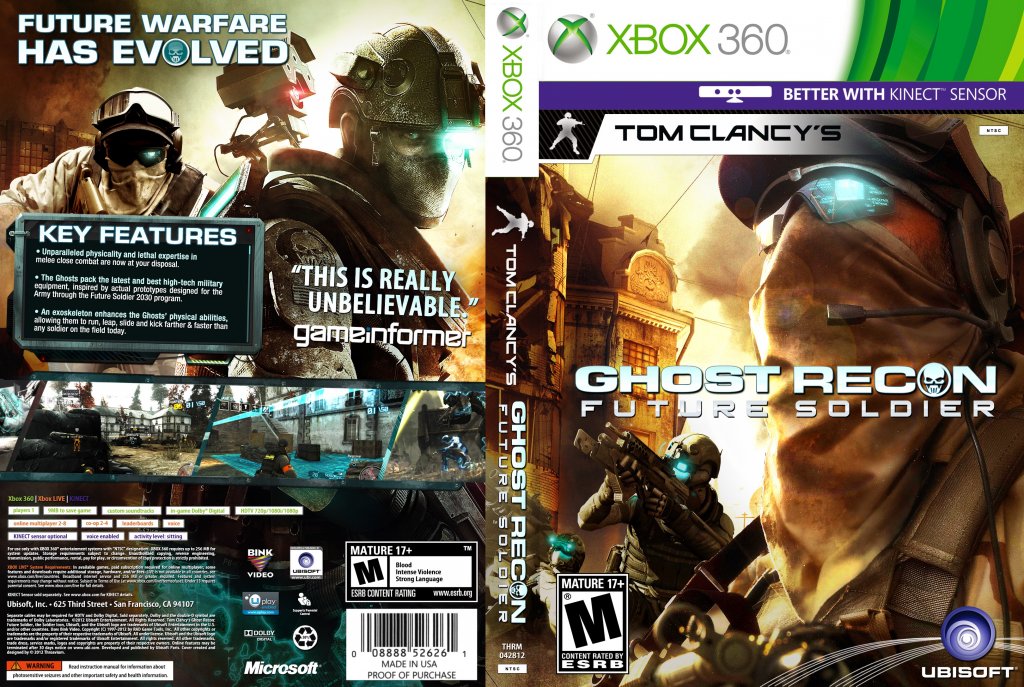 Xbox 360 - Tom Clancy?s Ghost Recon: Future Soldier (Compatível