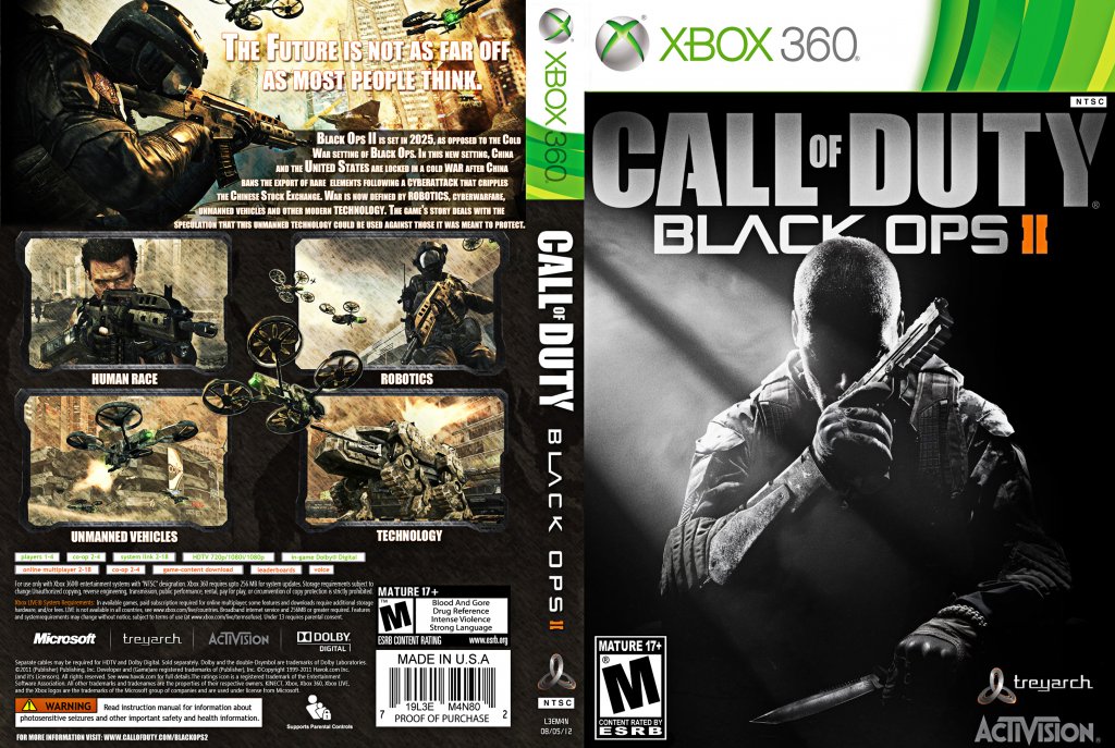 Jogo Xbox 360 Call of Duty COD Black Ops 2 Dvd LT 3.0 - Desbloqueado -  Videogames - Nossa Senhora da Apresentação, Natal 1249080756