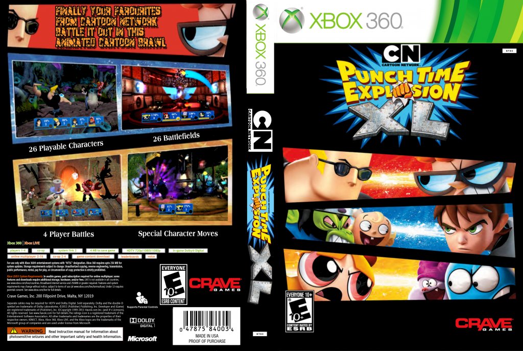 Cartoon Network Punch Time Explosion Xbox 360