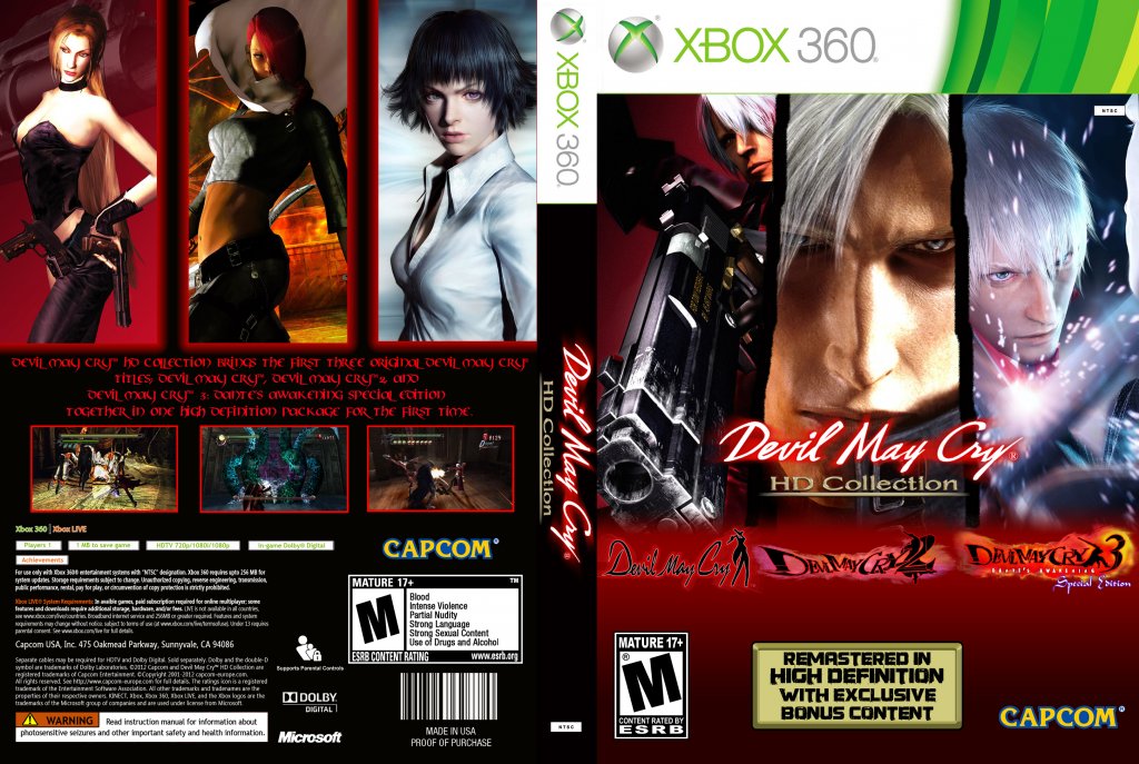 Xbox 360 - Devil May Cry HD Collection - waz