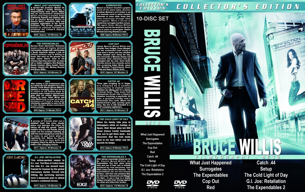 Bruce Willis Filmography - Set 5