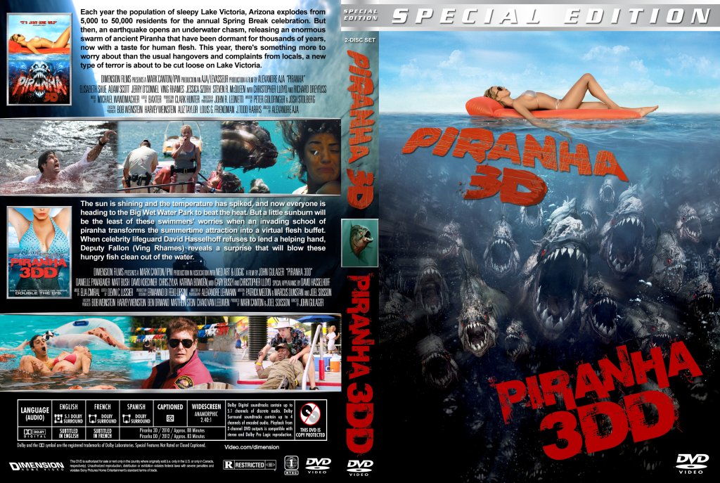 Piranha 3D - Piranha 3DD Double Feature