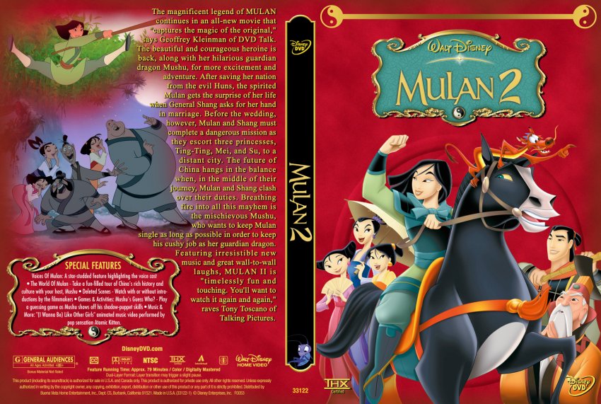 Mulan 2 Custom Movie Dvd Custom Covers 280mulan2 V2 Dl Hires Dvd Covers
