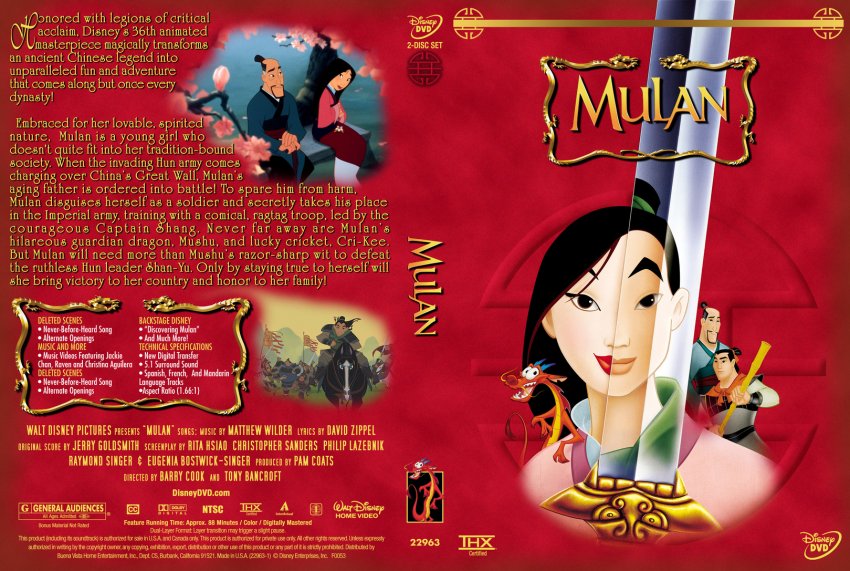 Mulan 2 Disc Collector S Edition Movie Dvd Custom Covers 280mulan 2d Se Dl Hires Dvd Covers