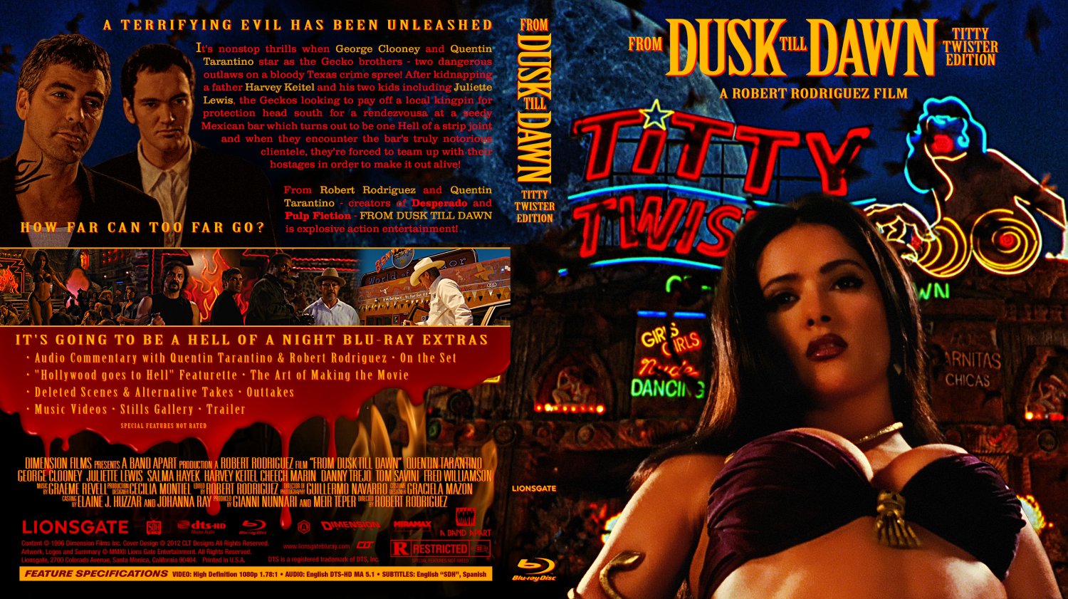From Dusk Till Dawn- Movie Blu-Ray Custom Covers - FromDuskTilDawnTTEBDCLTv...