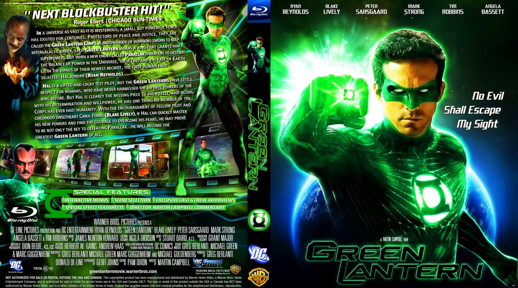 green lantern dvd cover