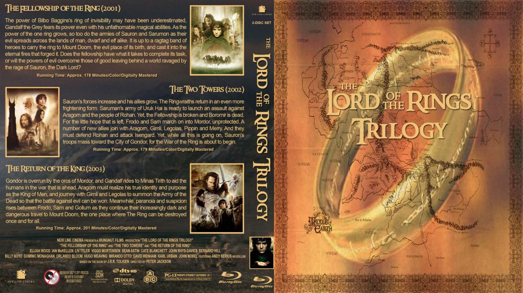lord of the rings trilogy hardback