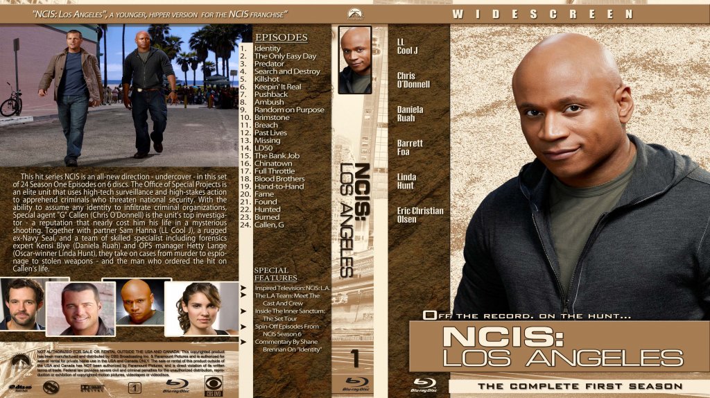 NCIS Los Angeles Season 1 - Custom - Bluray