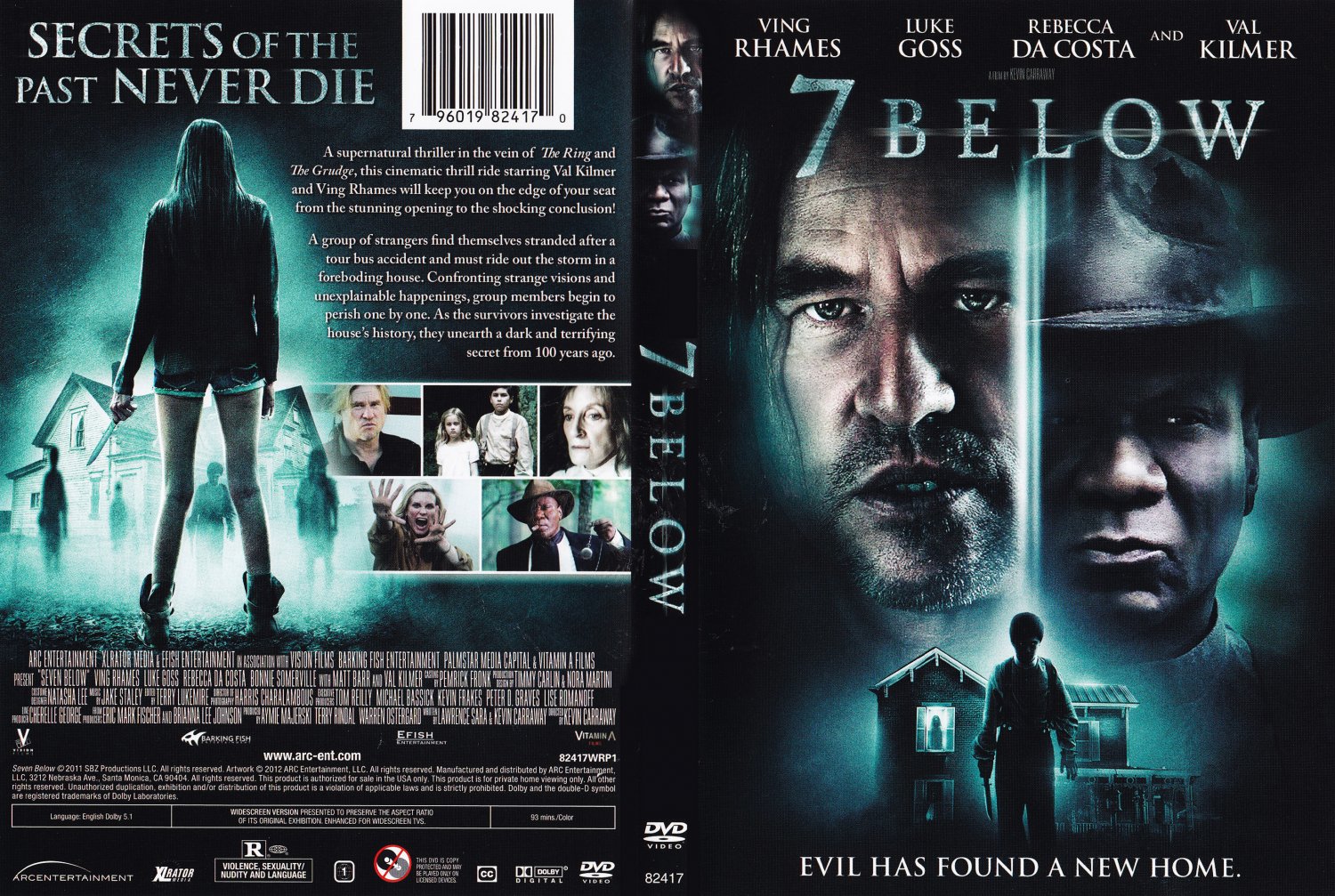 Seven below. Затура DVD. The past never dies. 7 Below.