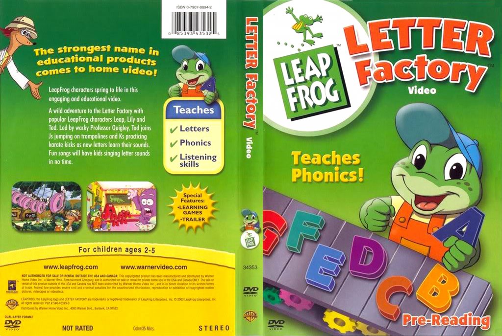 Leap Frog Letter Factory-cdcovers c. Size. 