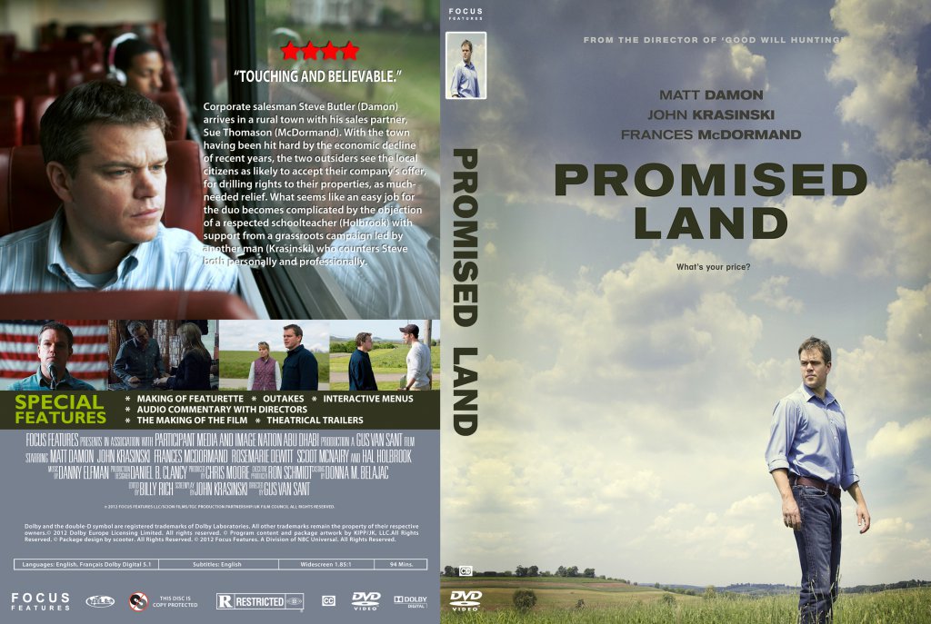 Promised Land Movie DVD Custom Covers Promised Land 2012 Custom