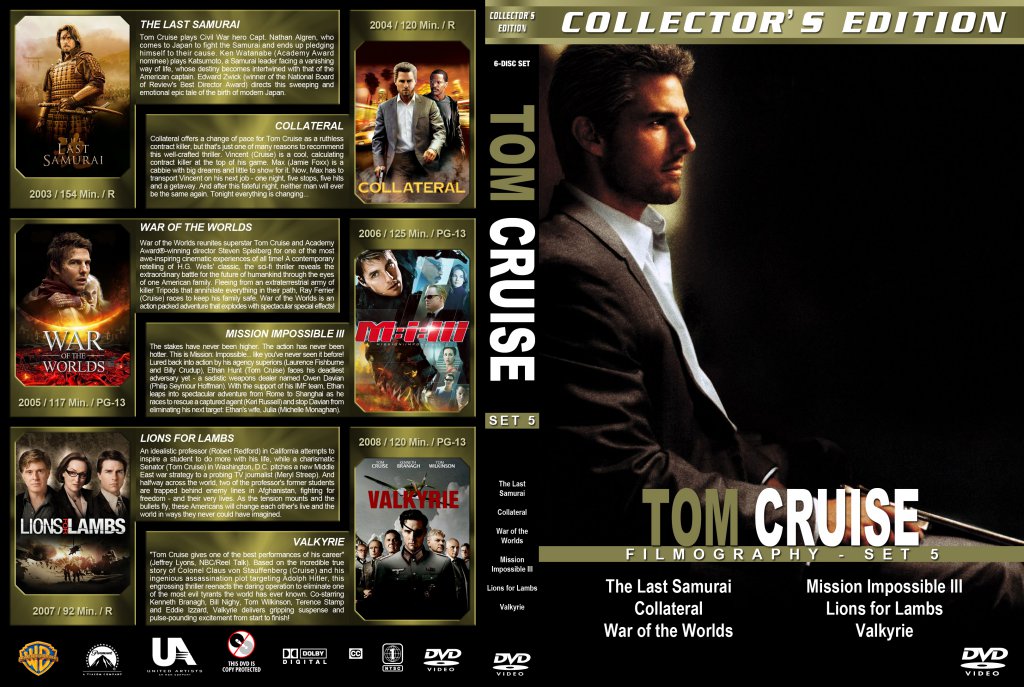 Tom Cruise Filmography - Set 5