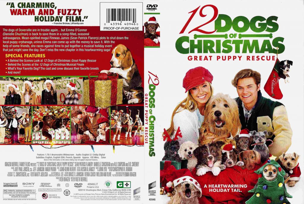 12 Dogs Of Christmas Great Puppy Rescue Movie DVD
