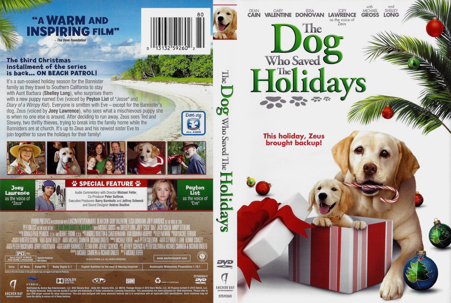 The Dog Who Saved The Holidays Movie DVD Scanned Covers