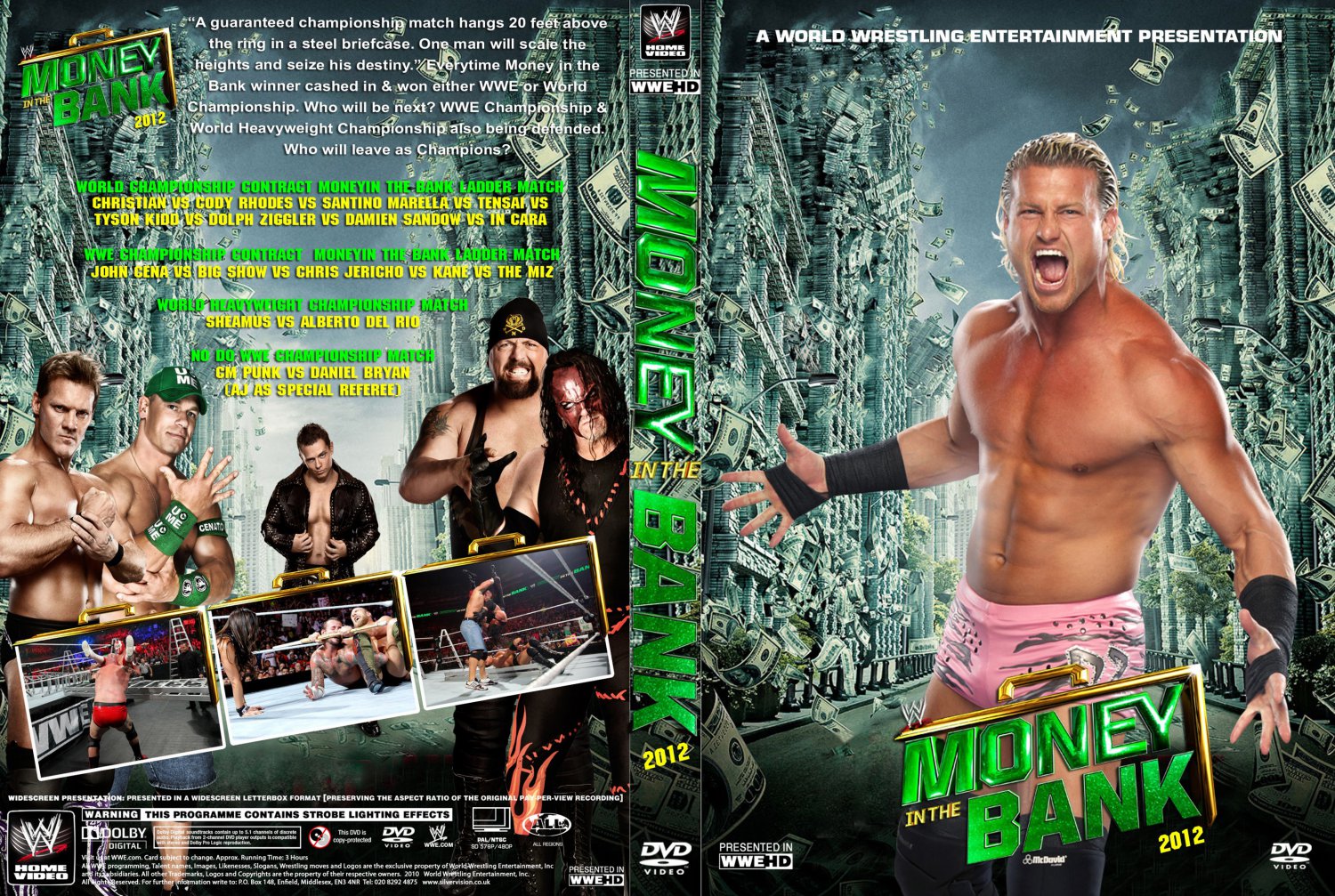 WWE Money In The Bank TV DVD Custom Covers WWE Money In The Bank