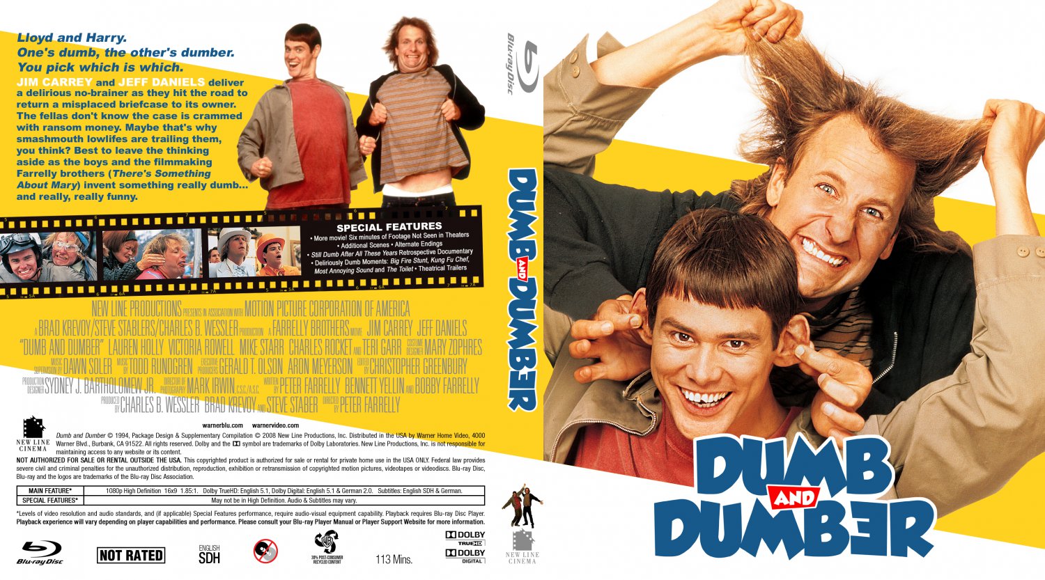 Dumb And Dumber- Movie Blu-Ray Custom Covers - DumbAndDumber300 :: DVD Cove...