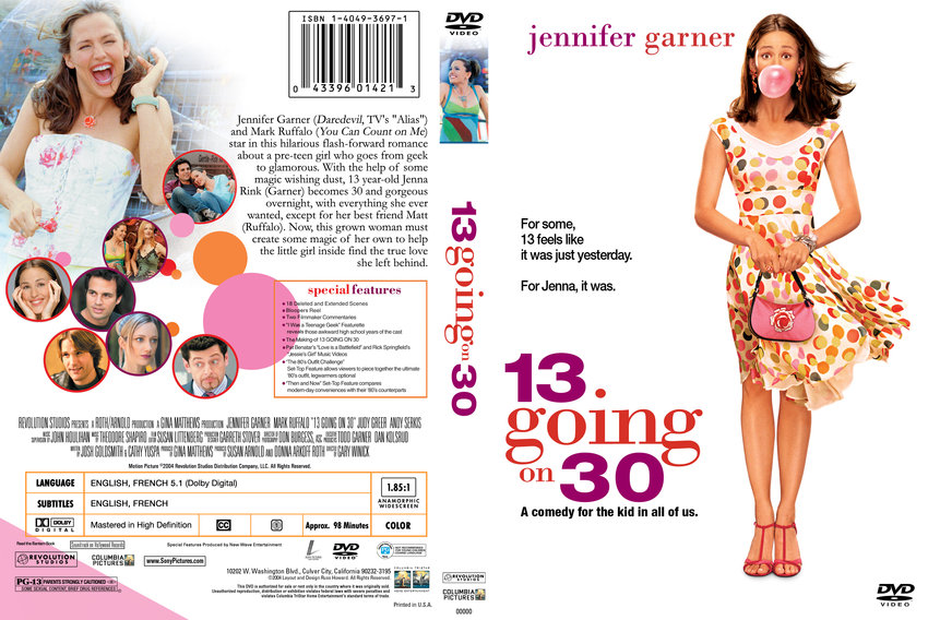 13 Going On 30 - Movie DVD Custom Covers - 31013 Going on 30 :: DVD Covers